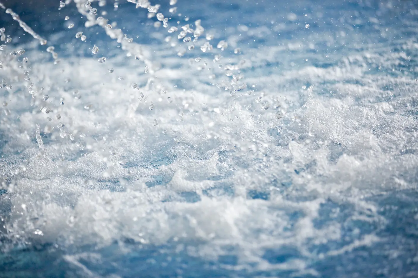 Sprudelndes Wasser