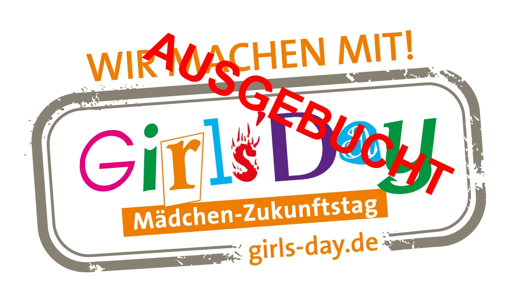Logo Girls'Day am 23. April 2026 ist ausgebucht